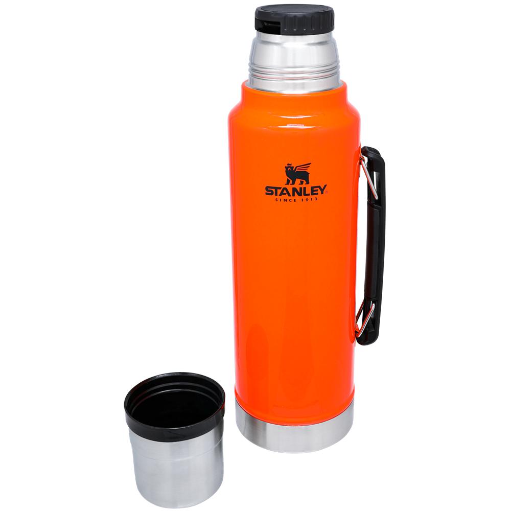 Blaze Orange Stanley Classic Legendary Vacuum Insulated Bottle | Sportsman | 1.5 QT Vacuum Bottles | 41603-ABEX