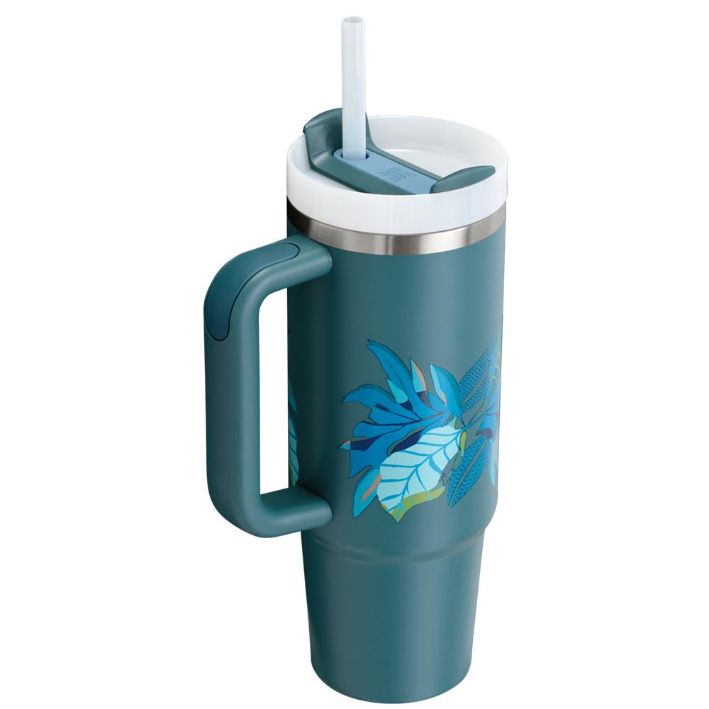 Blue Spruce Tropic Stanley The Mother’s Day Quencher H2.0 FlowState™ Tumbler | 30 OZ Water Bottles | 48350-CDTO