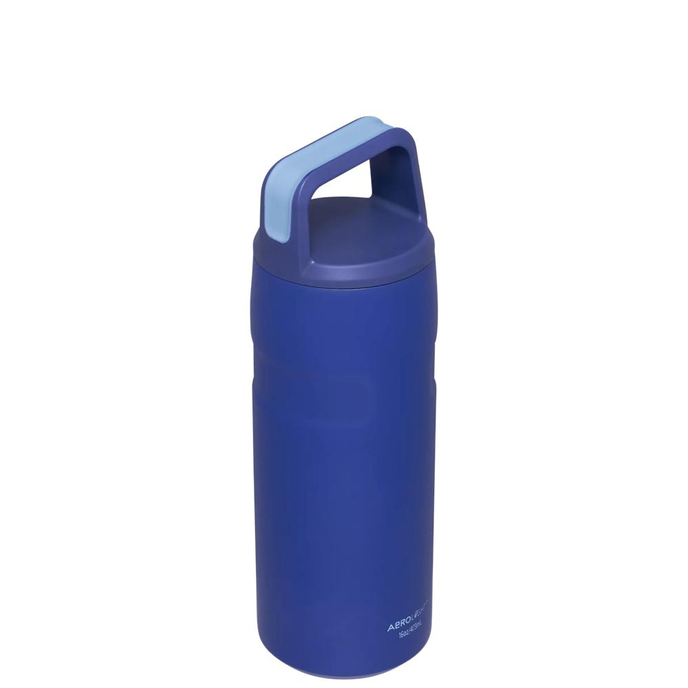 Blue Stanley IceFlow™ Bottle with Cap and Carry+ Lid | 16 OZ Water Bottles | 91760-MQAV