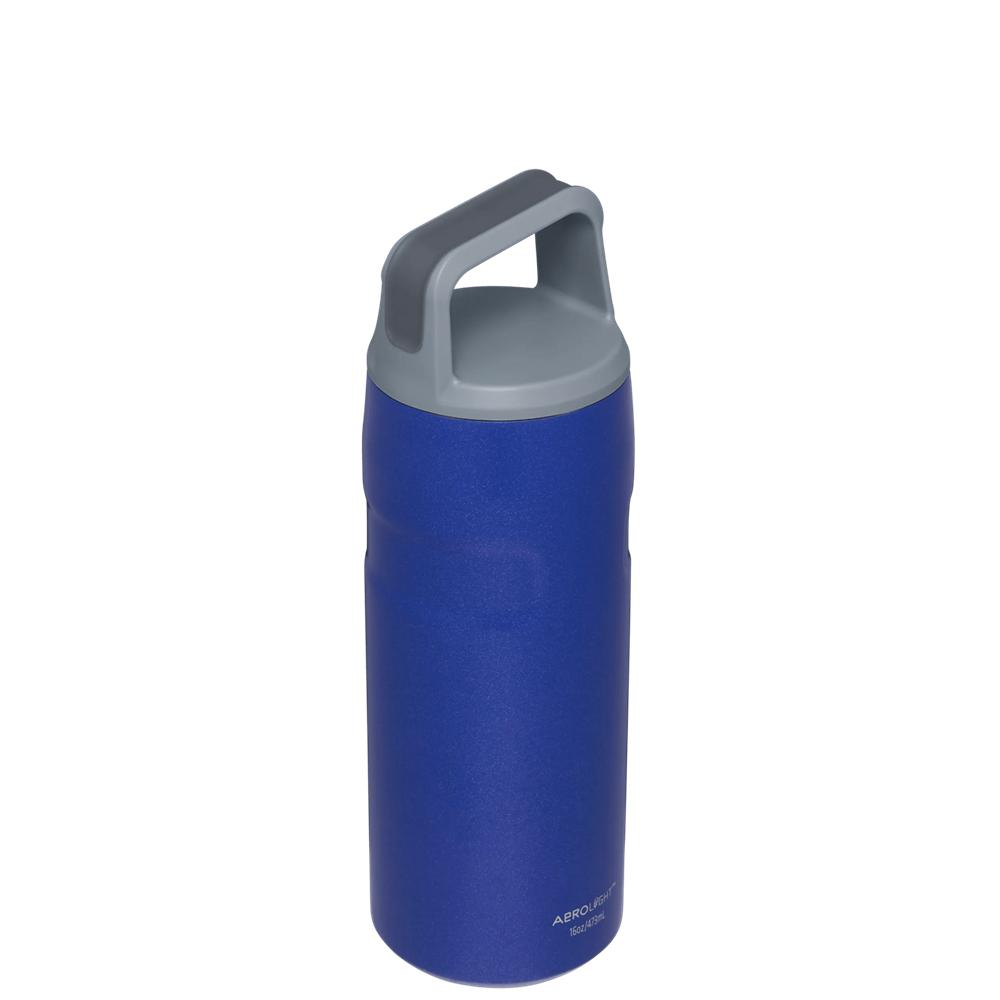 Blue Stanley IceFlow™ Bottle with Cap and Carry+ Lid | 16 OZ Water Bottles | 39175-NXAH