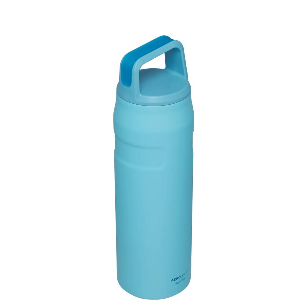 Blue Stanley IceFlow™ Bottle with Cap and Carry+ Lid | 24 OZ Water Bottles | 64712-CMDO