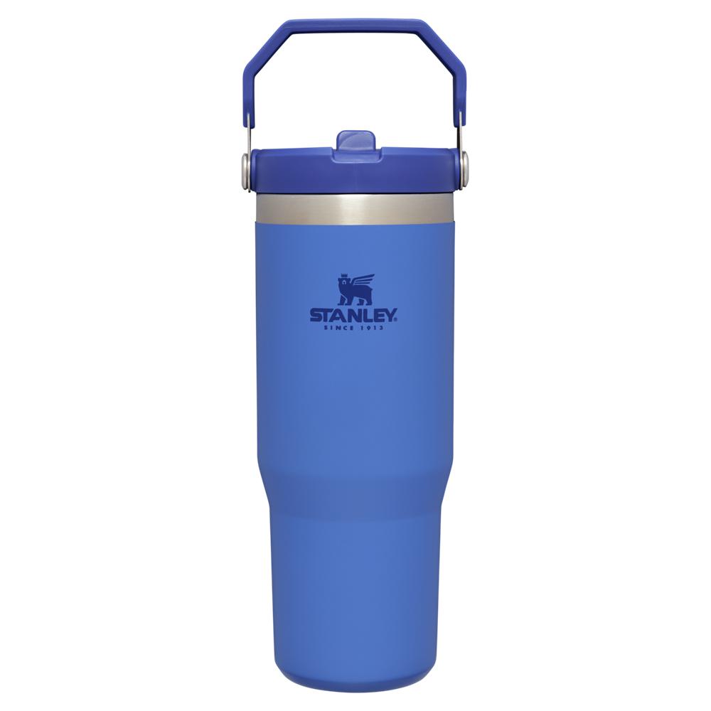 Blue Stanley The IceFlow Flip Straw | 30 OZ | Insulated Water Tumbler | 10957-WCET