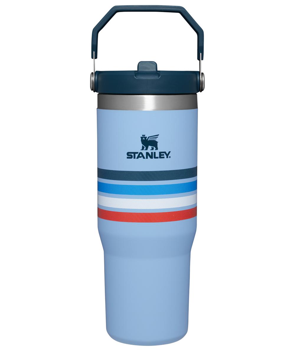 Blue Stripes Stanley The Varsity Iceflow™ Flip Straw Tumbler | 30 OZ Water Bottles | 68015-TIAG