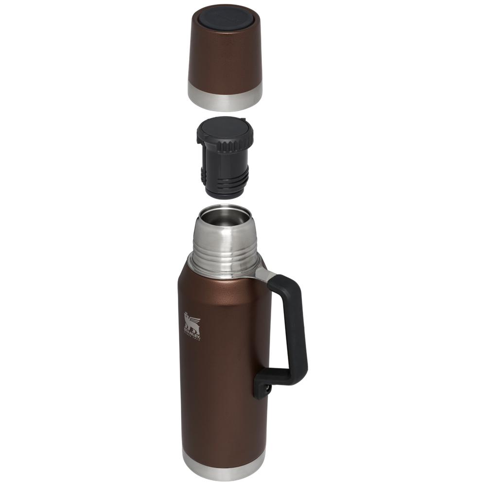 Brown Stanley Forge Thermal Bottle | 1.4 QT Vacuum Bottles | 18094-PLKA