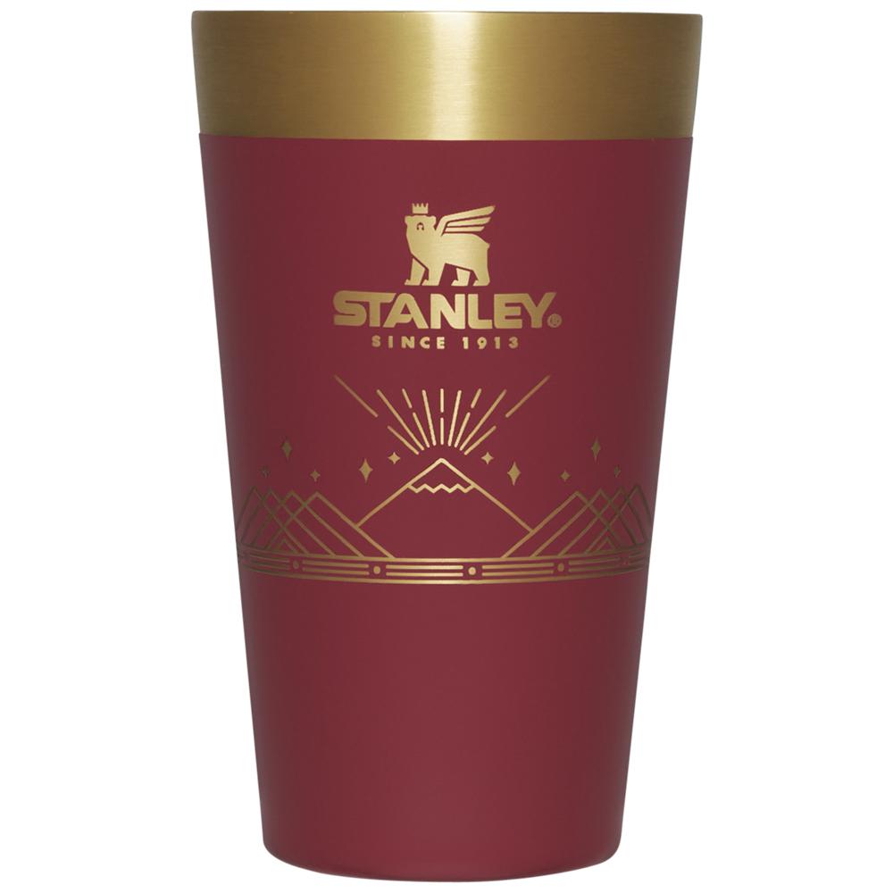 Burgundy Stanley Winterscape Stacking Beer Pint | 16 OZ Water Bottles | 61530-LAZG