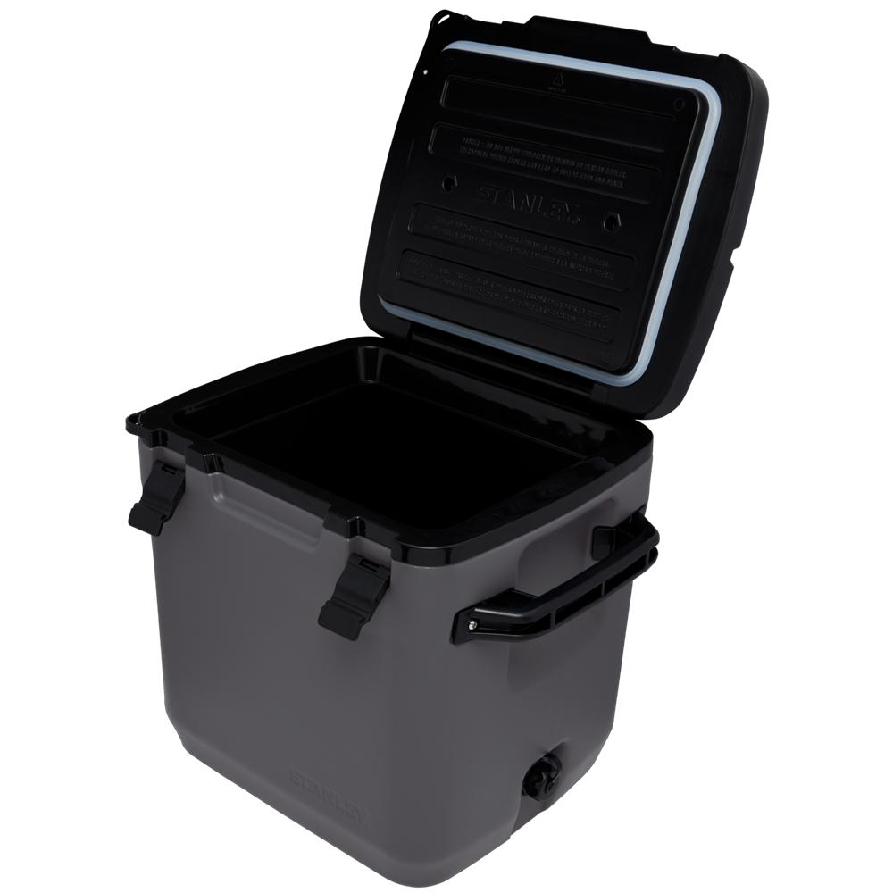 Charcoal Grey Stanley Adventure Series Hard Cooler | 30 QT Storage | 14920-MGSX