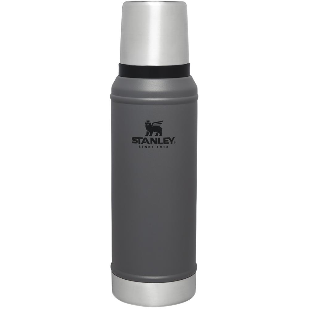 Charcoal Grey Stanley Classic Legendary Vacuum Insulated Bottle | 1.0 QT Vacuum Bottles | 48167-NPMB