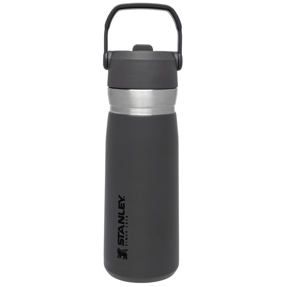 Charcoal Grey Stanley Go Flip Straw Water Bottle | 22 OZ | Insulated Bottle Water Bottles | 42508-IPFO