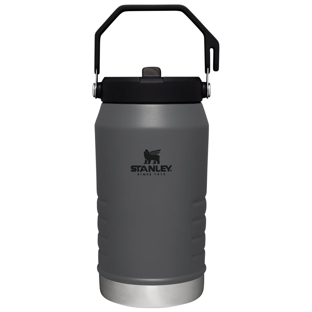 Charcoal Grey Stanley The IceFlow Flip Straw Jug | 64 OZ | Insulated JUGS | 46371-WNXB