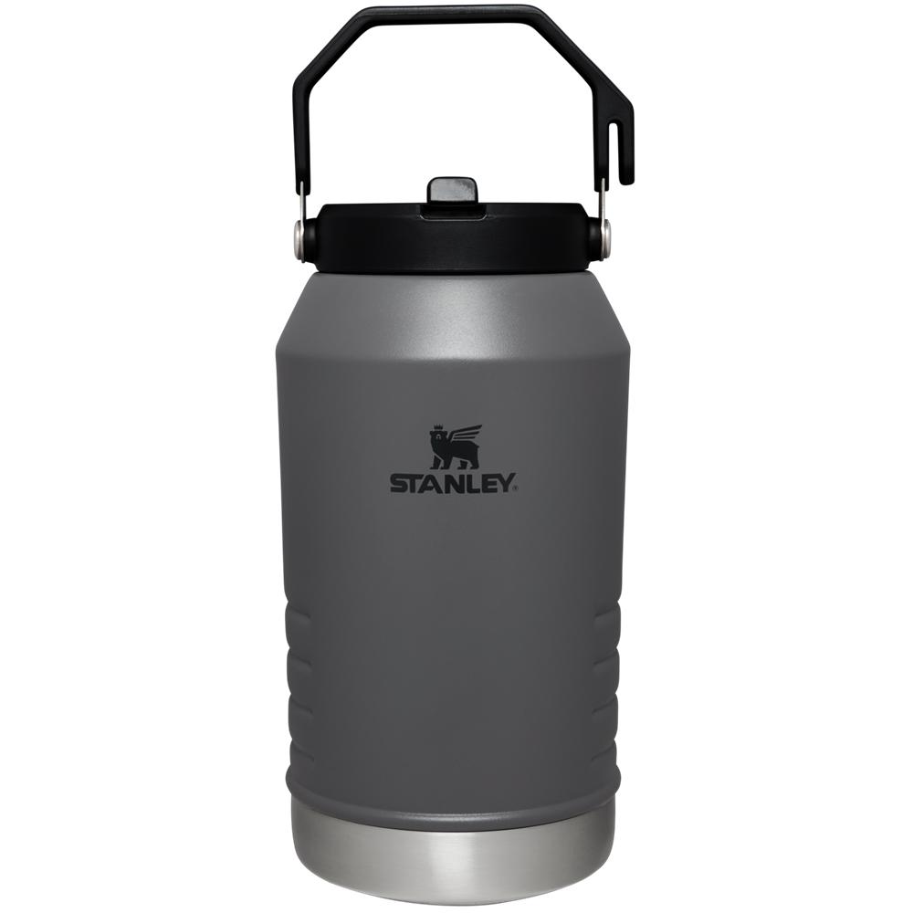 Charcoal Grey Stanley The IceFlow Flip Straw Jug | 96 OZ | Insulated JUGS | 42091-VSXN