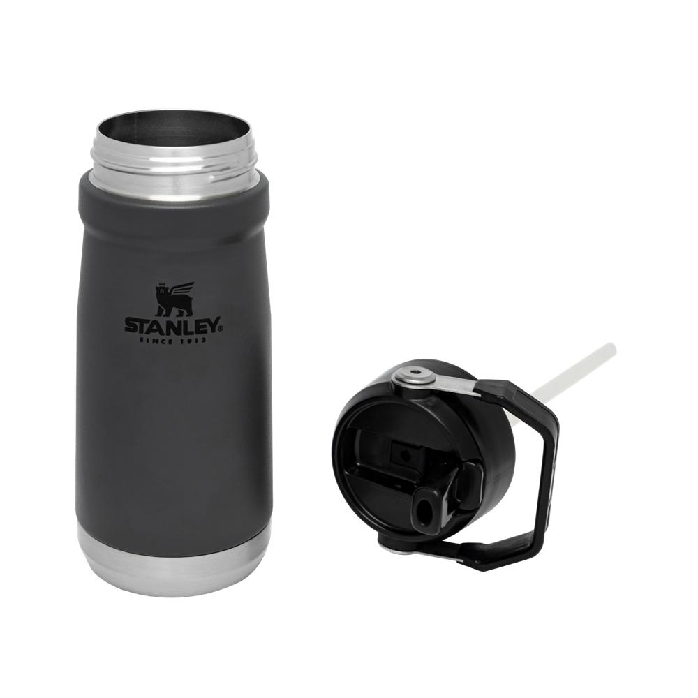 Charcoal Grey Stanley The IceFlow Flip Straw Water Bottle | 17 OZ | Insulated Bottle | Stanl Water Bottles | 49028-SAWD