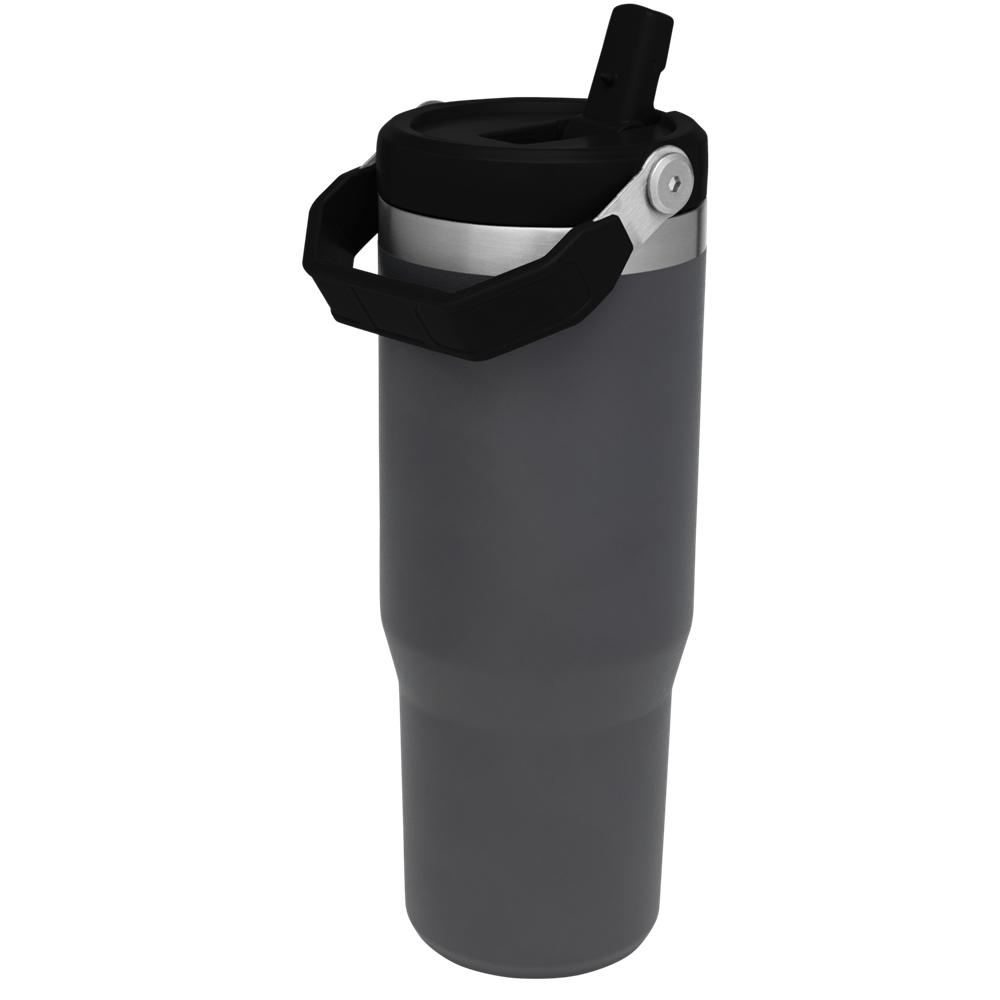 Charcoal Grey Stanley The IceFlow Flip Straw Tumbler | 30 OZ | Insulated Water Water Bottles | 26407-FLJV