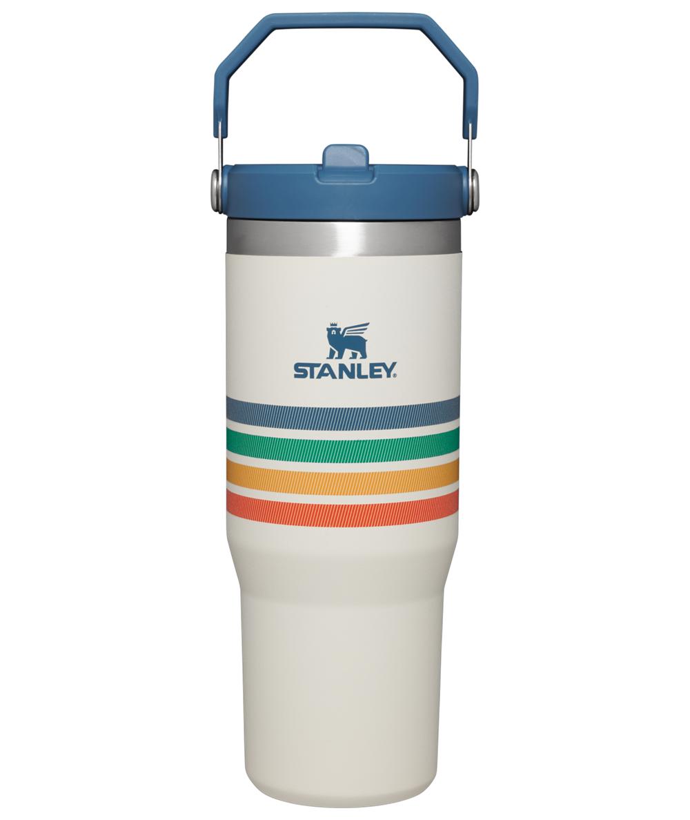 Cream Stripes Stanley The Varsity Iceflow™ Flip Straw Tumbler | 30 OZ Water Bottles | 29183-NDEG