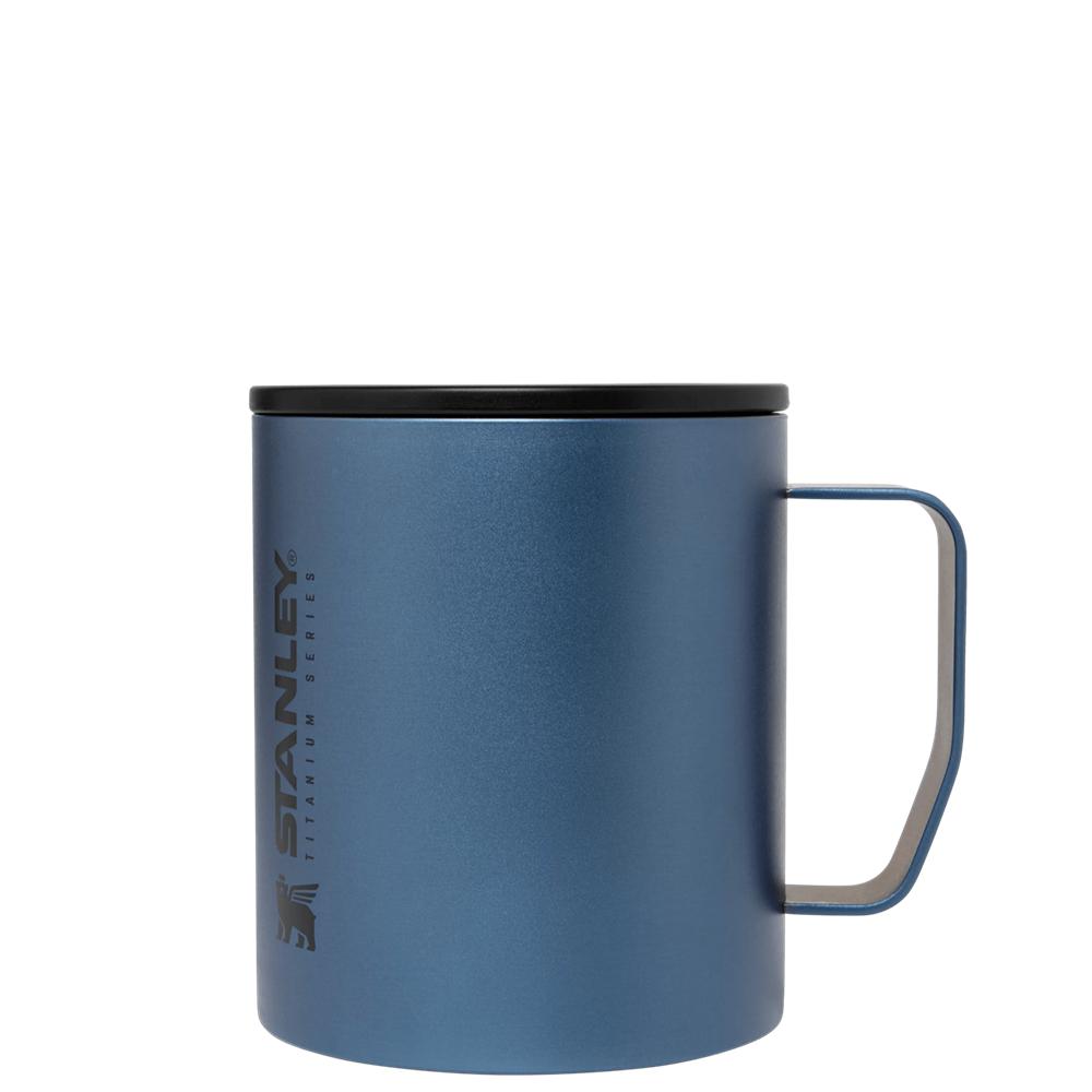 Deep Grey Stanley Titanium Camp | 12 OZ | Insulated Travel Tumbler Mugs | 30218-VMRE