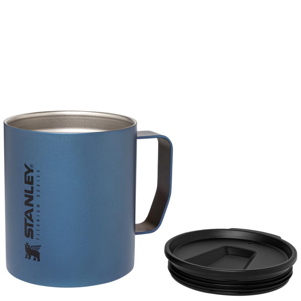 Deep Grey Stanley Titanium Camp | 12 OZ | Insulated Travel Tumbler Mugs | 30218-VMRE