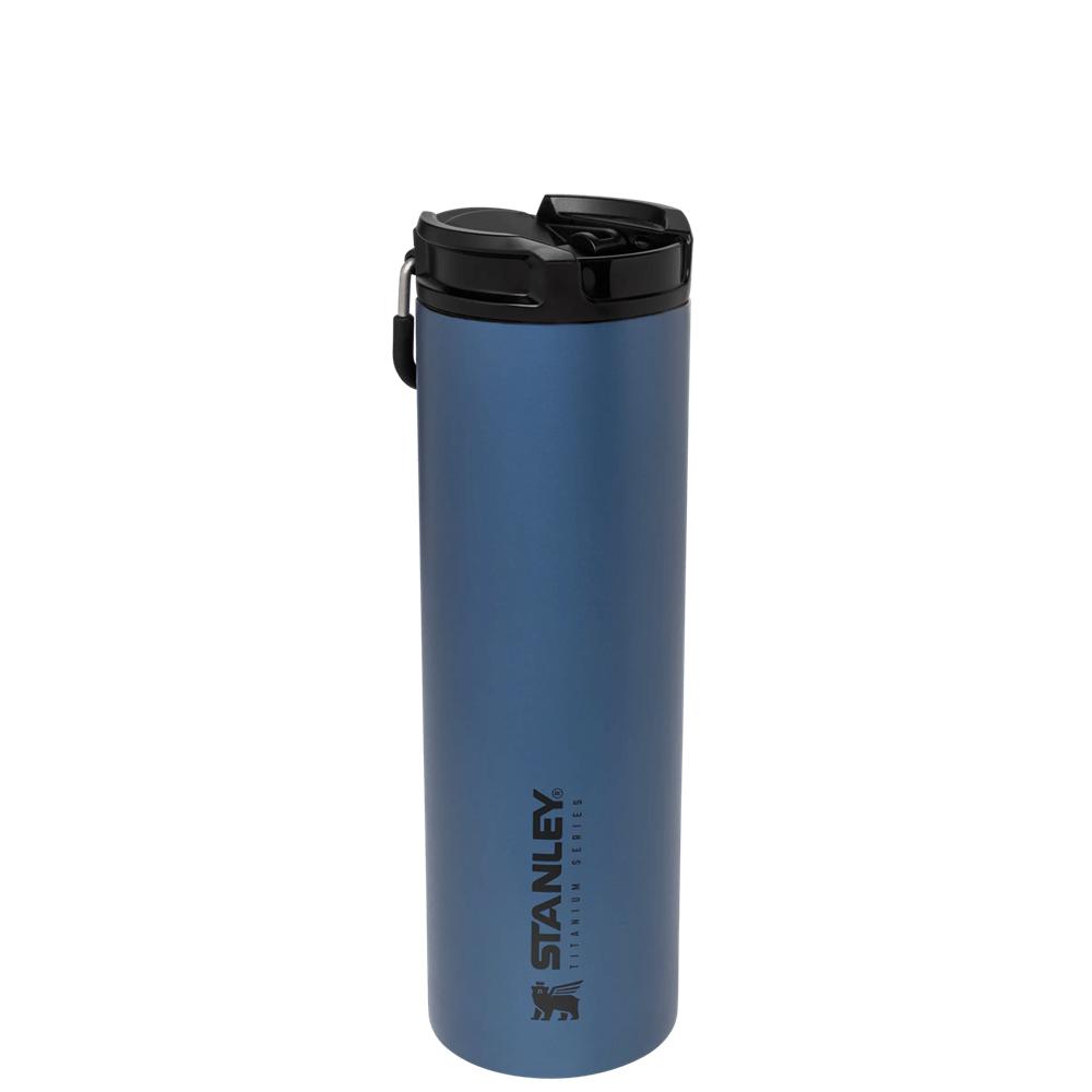 Deep Grey Stanley Titanium Travel | 14 OZ | Insulated Travel Tumbler Mugs | 27150-MAOW