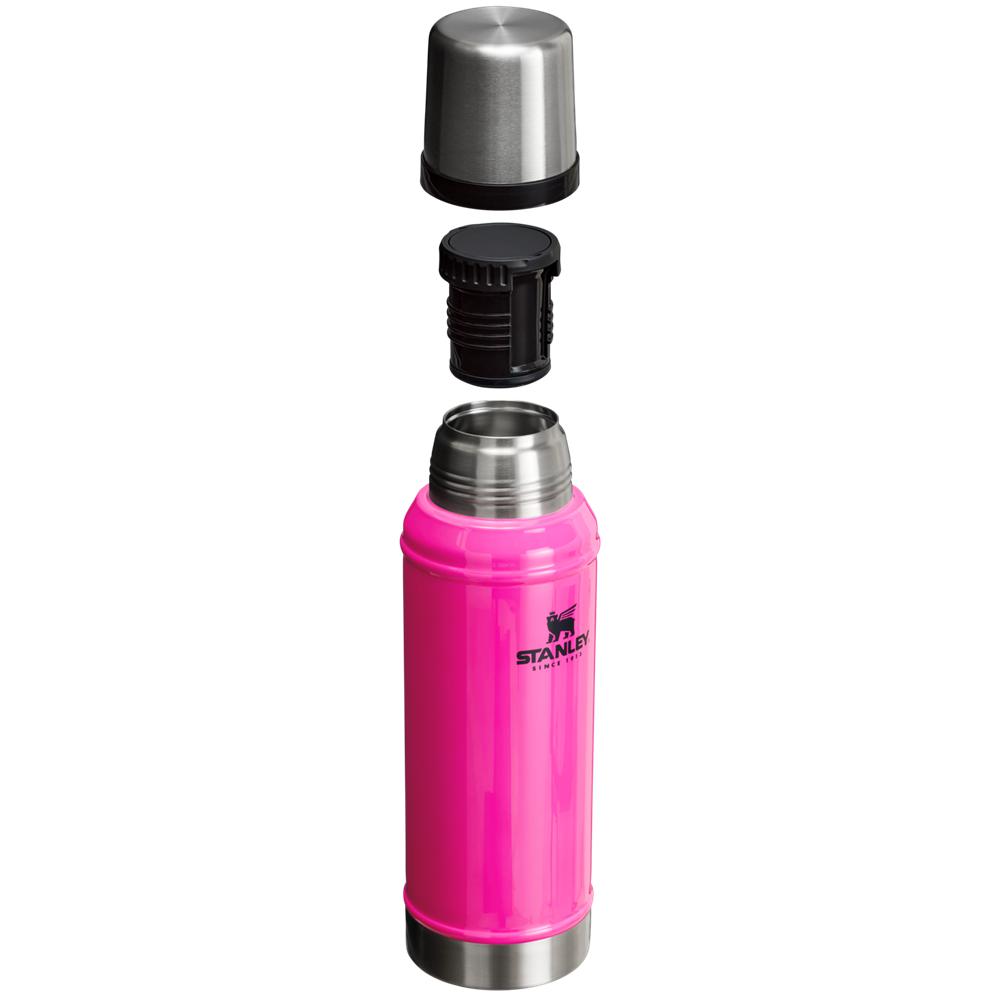 Electric Pink Stanley Classic Legendary Vacuum Insulated Bottle | 1.0 QT Vacuum Bottles | 24769-KSAP