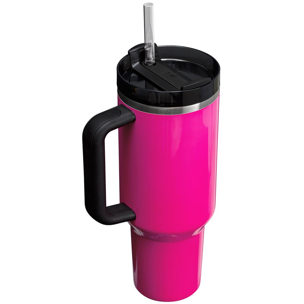 Electric Pink Stanley The Neon Quencher H2.0 FlowState™ | 40 OZ Tumbler | 82476-ZIKO