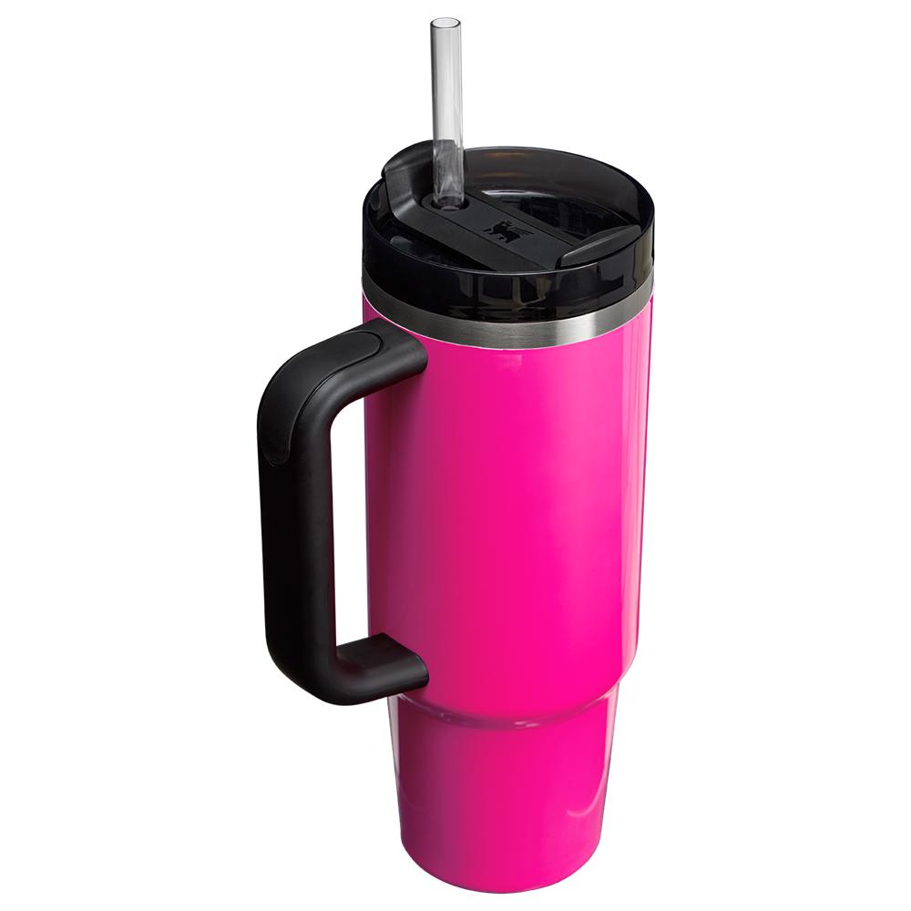 Electric Pink Stanley The Neon Quencher H2.0 FlowState™ | 30 OZ Tumbler | 93471-LECH