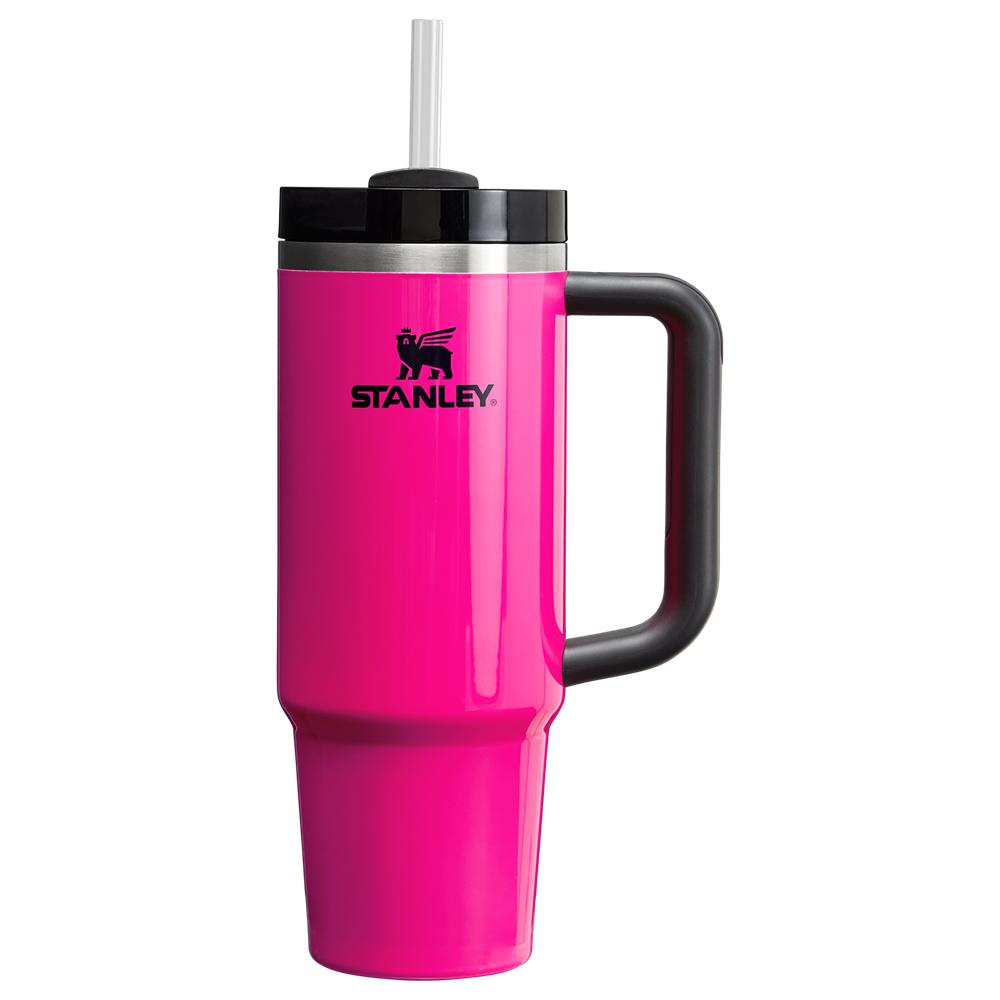 Electric Pink Stanley The Neon Quencher H2.0 FlowState™ | 30 OZ Tumbler | 93471-LECH