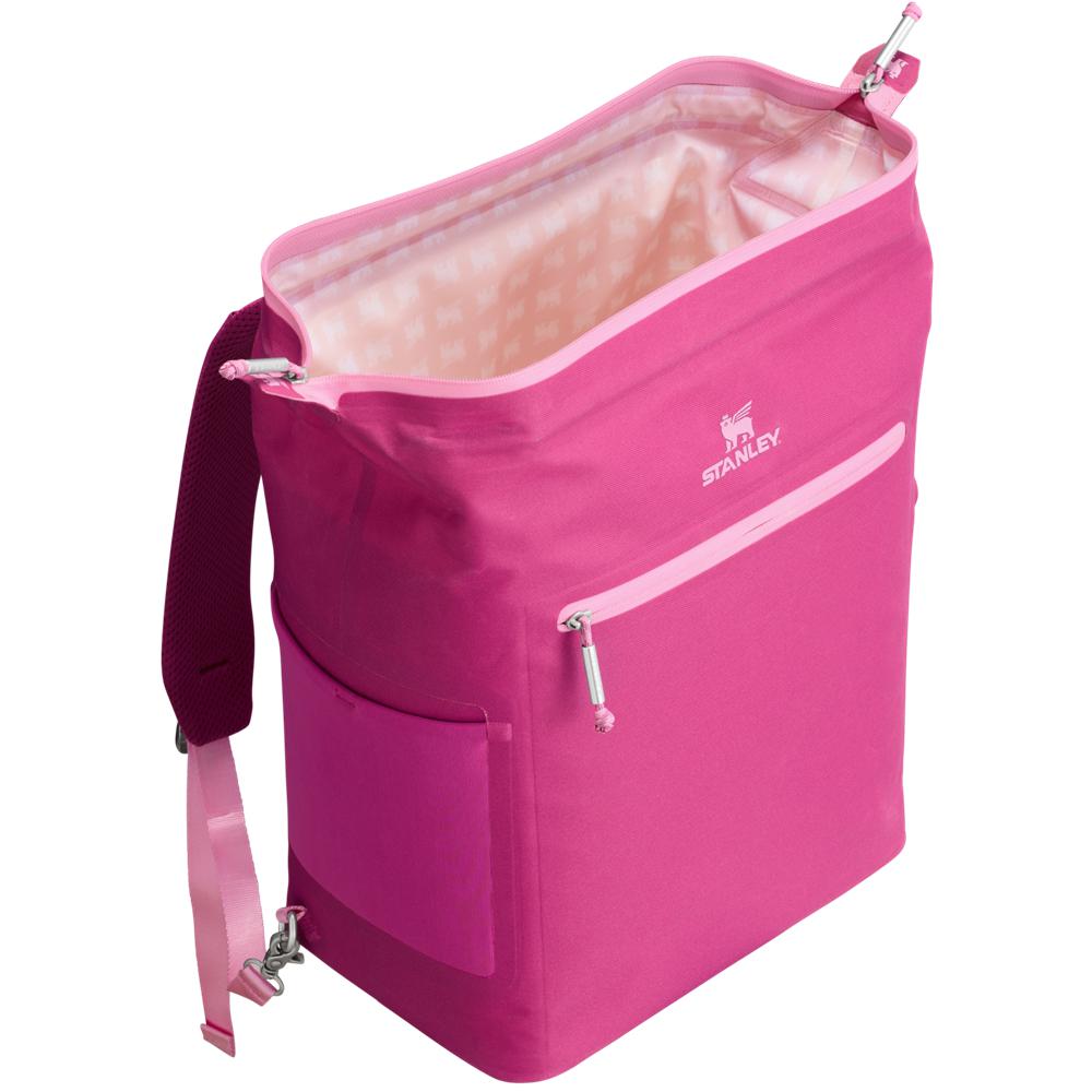 Fuchsia Stanley The All Day Madeleine Midi Cooler Backpack | 20 Can | 14.8 QT | 14.0 L Storage | 42689-IYNX