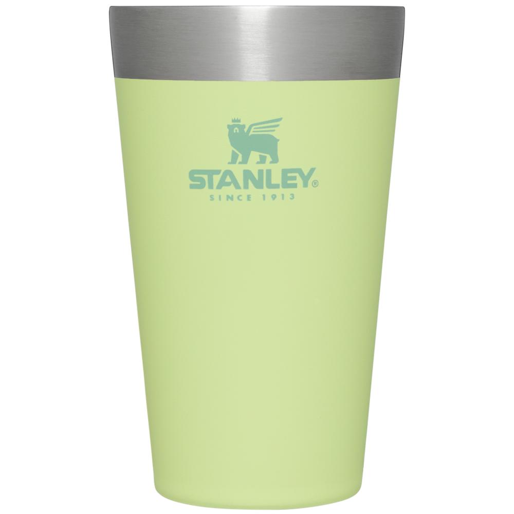 Green Stanley Adventure Stacking Stainless Steel Beer Pint | 16OZ Tumbler Water Bottles | 64925-PXMW