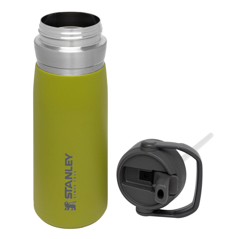 Green Stanley Go Flip Straw Water Bottle | 22 OZ | Insulated Bottle Water Bottles | 67905-CGLX