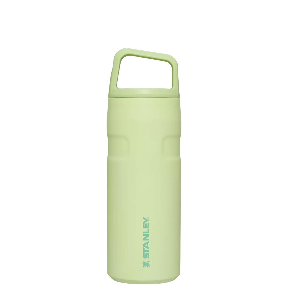 Green Stanley IceFlow™ Bottle with Cap and Carry+ Lid | 16 OZ Water Bottles | 87235-NULT