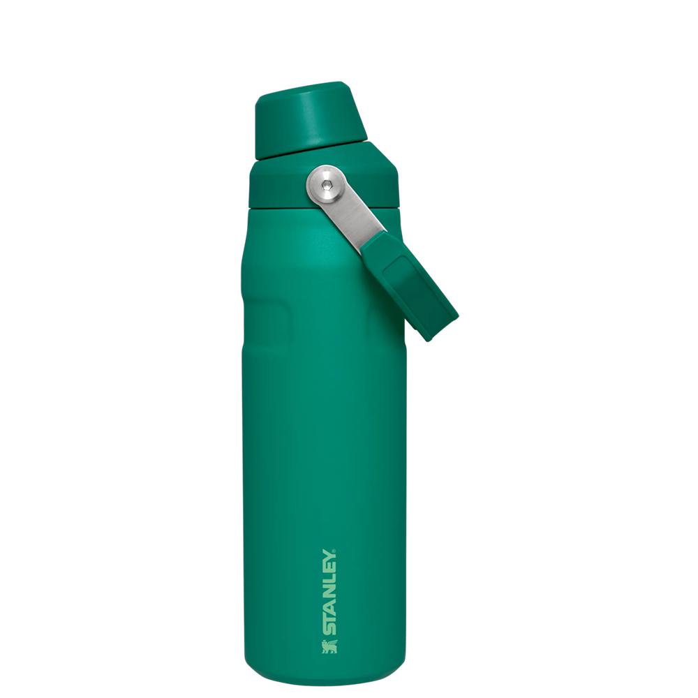 Green Stanley IceFlow Insulated Bottle with Fast Flow Lid | 24 OZ Water Bottles | 16047-CYRN