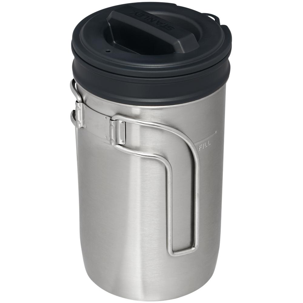 Grey Stanley Adventure All-In-One Boil + Brew French Press Cups | 03671-IVSB