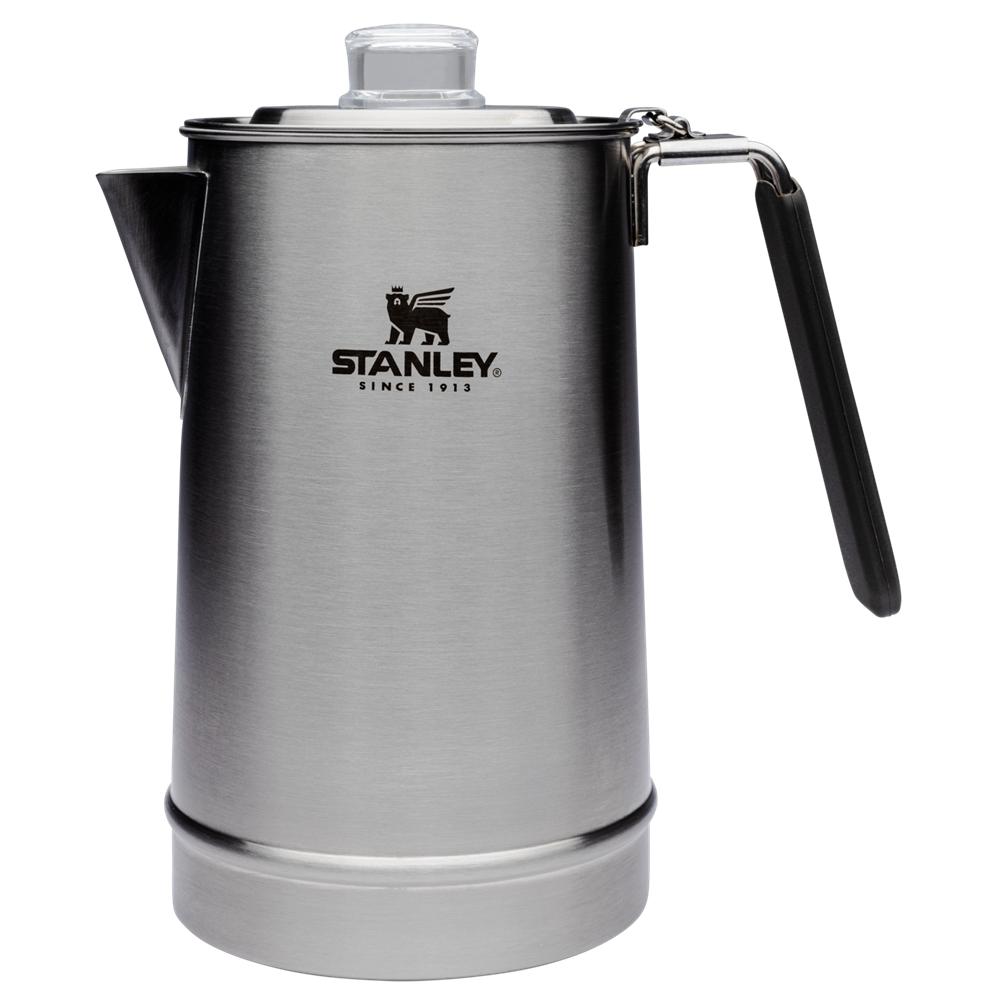 Grey Stanley Adventure Cool Grip Camp Percolator | 1.1 qt Coffee Pot Cups | 08574-RYTI