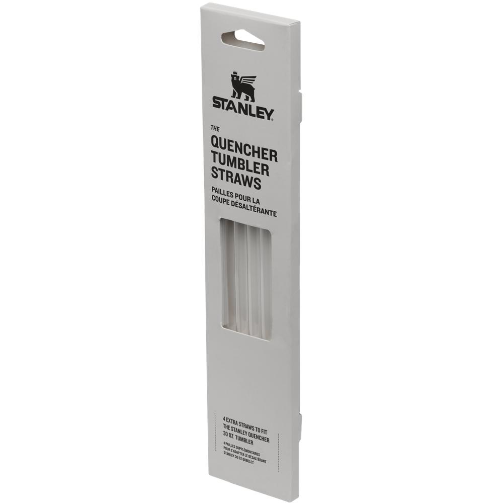 Grey Stanley Replacement Straw 4 Pack | 30 OZ Quencher Tumbler Straws | 98031-ESOW