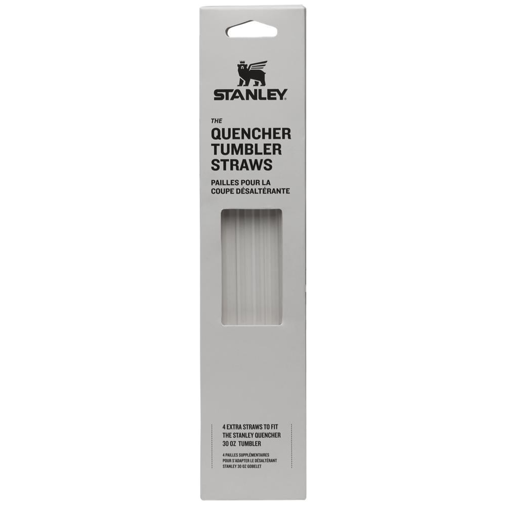 Grey Stanley Replacement Straw 4 Pack | 30 OZ Quencher Tumbler Straws | 98031-ESOW