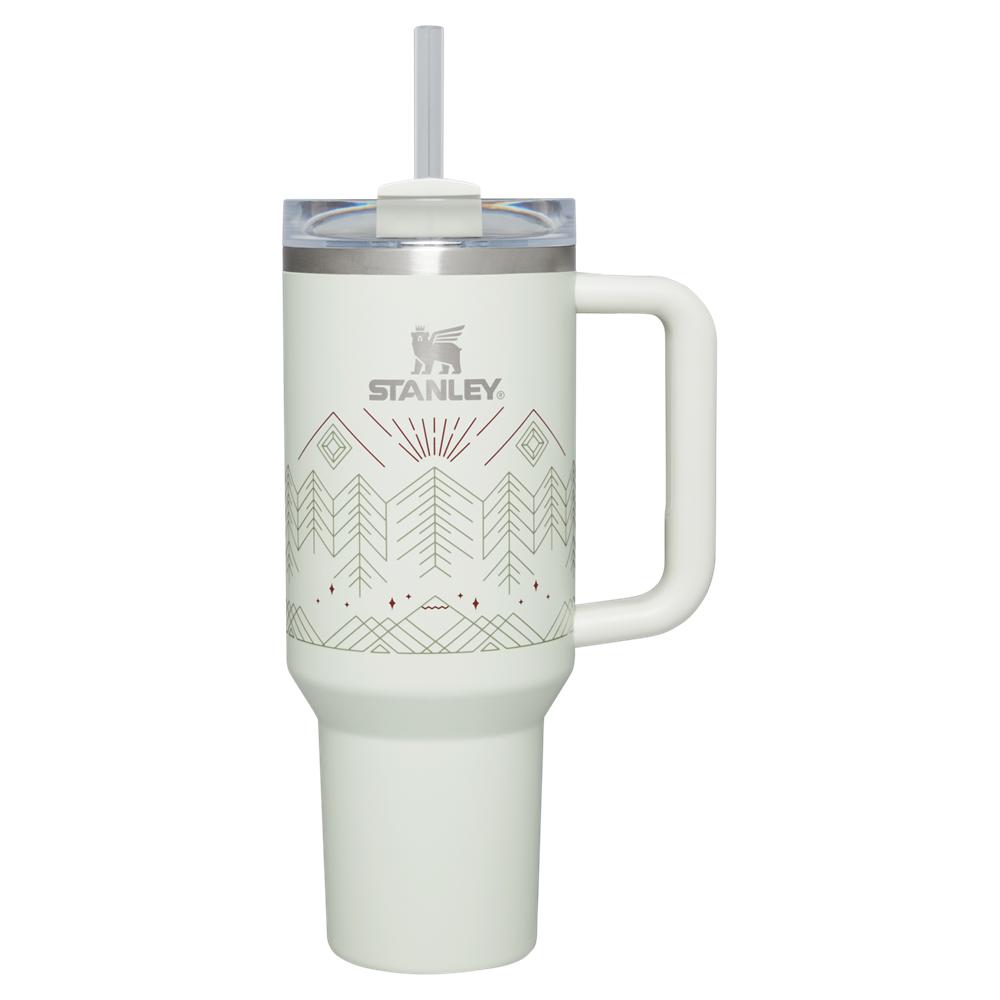 Grey Stanley Winterscape Quencher H2.0 FlowState™ | 40 OZ Tumbler | 51098-GBEV