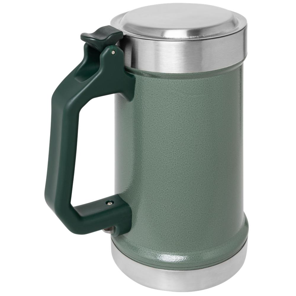 Hammertone Green Stanley Classic Bottle Opener Beer Stein | 24OZ Mug Water Bottles | 28360-ORHA