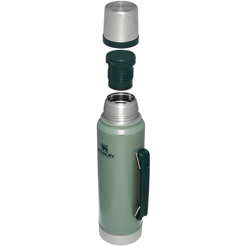 Hammertone Green Stanley Classic Legendary Bottle Sale | 1.1 QT Vacuum Bottles | 75819-KNOV