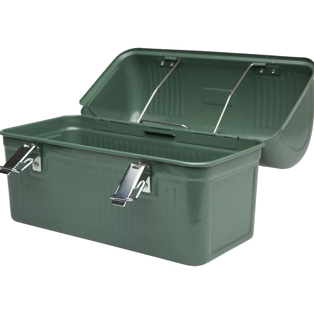 Hammertone Green Stanley Classic Metal Lunch Box | 10 OZ | Stainless Steel Storage | 14629-QOCB