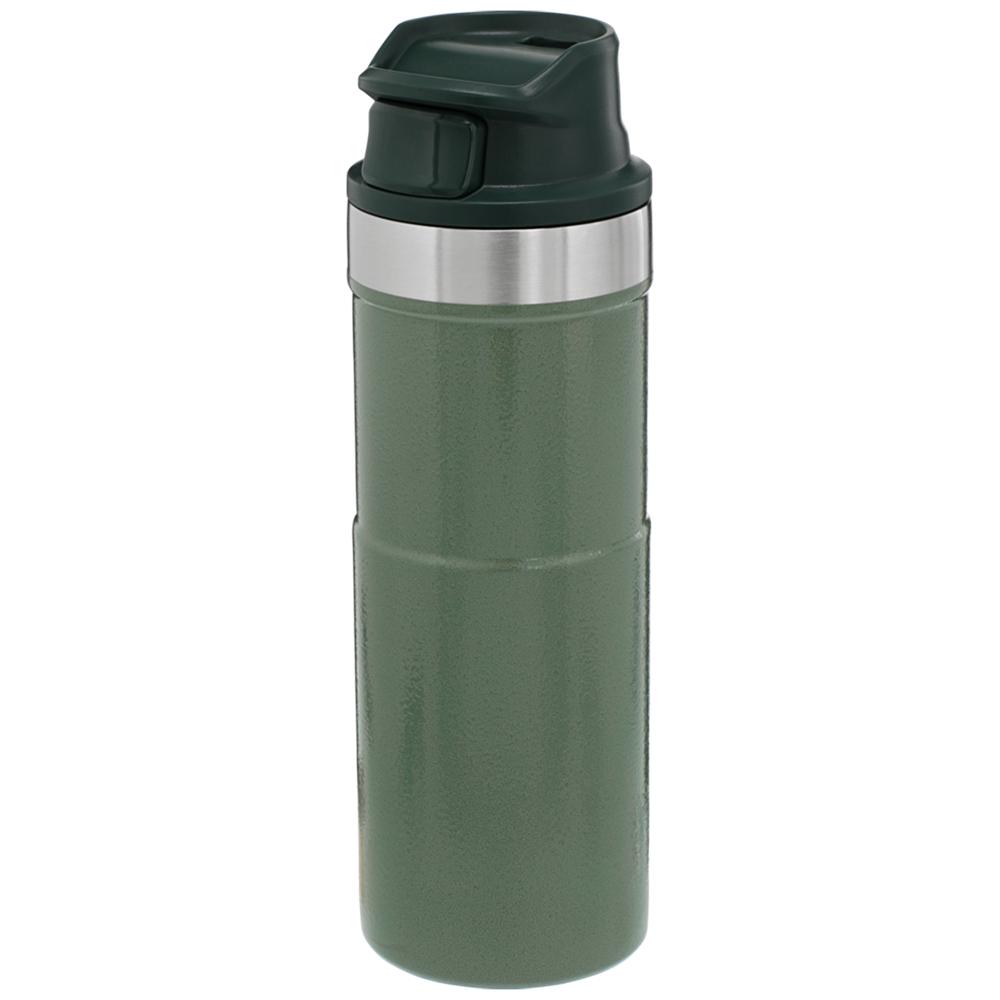 Hammertone Green Stanley Classic Trigger Action Travel Insulated Coffee Tumbler | 16 OZ Mugs | 57814-NZXF