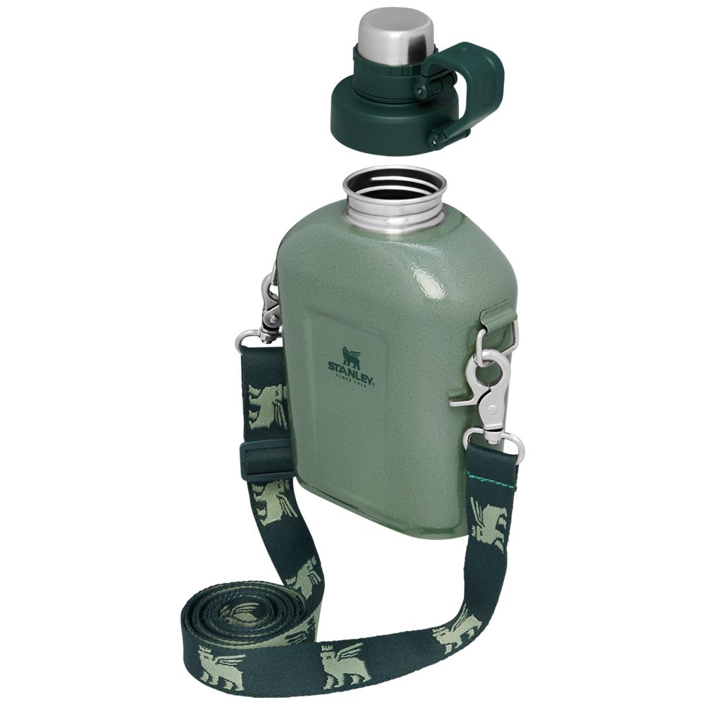 Hammertone Green Stanley The Legendary Classic Insulated Canteen | 1.1QT Water Bottles | 18730-XLZQ