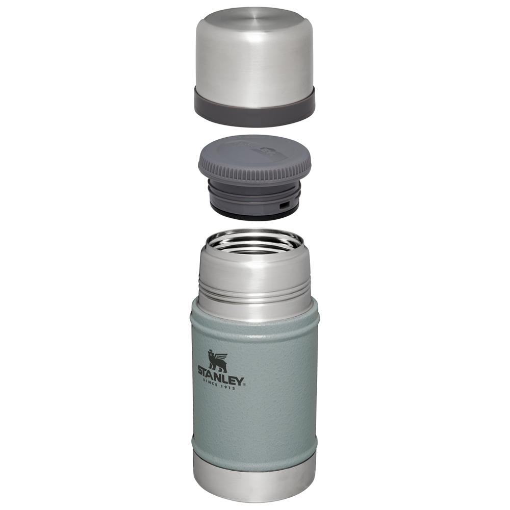 Hammertone Silver Stanley Classic Legendary Insulated + Storage | 24OZ Food Jars | 68504-ICFW