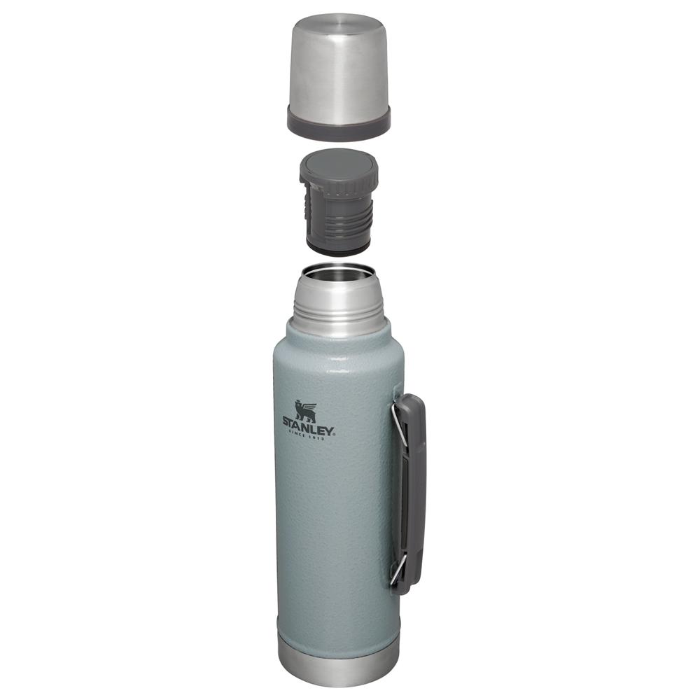 Hammertone Silver Stanley Classic Legendary Vacuum Insulated Bottle | 1.5 QT Vacuum Bottles | 57689-GNMC