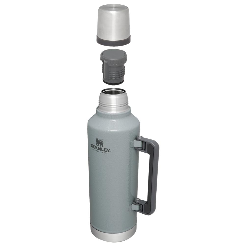 Hammertone Silver Stanley Classic Legendary Vacuum Insulated Bottle | 2.5 QT Vacuum Bottles | 25681-COTZ