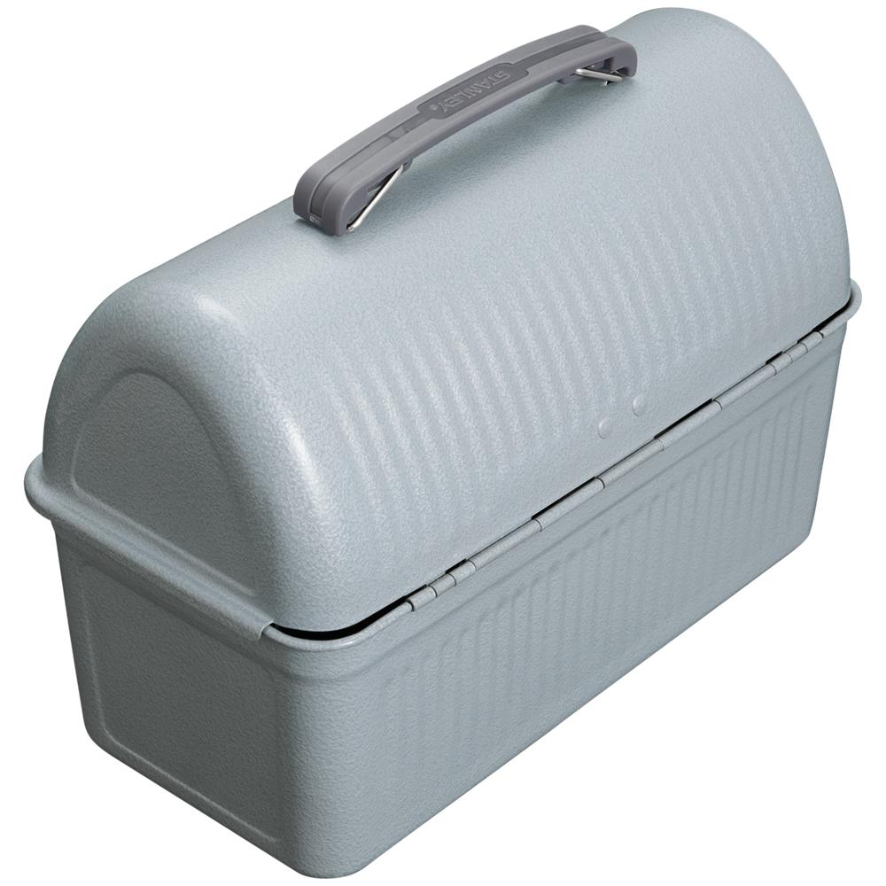 Hammertone Silver Stanley Classic Metal Lunch Box | 10 OZ | Stainless Steel Storage | 08965-PDNT