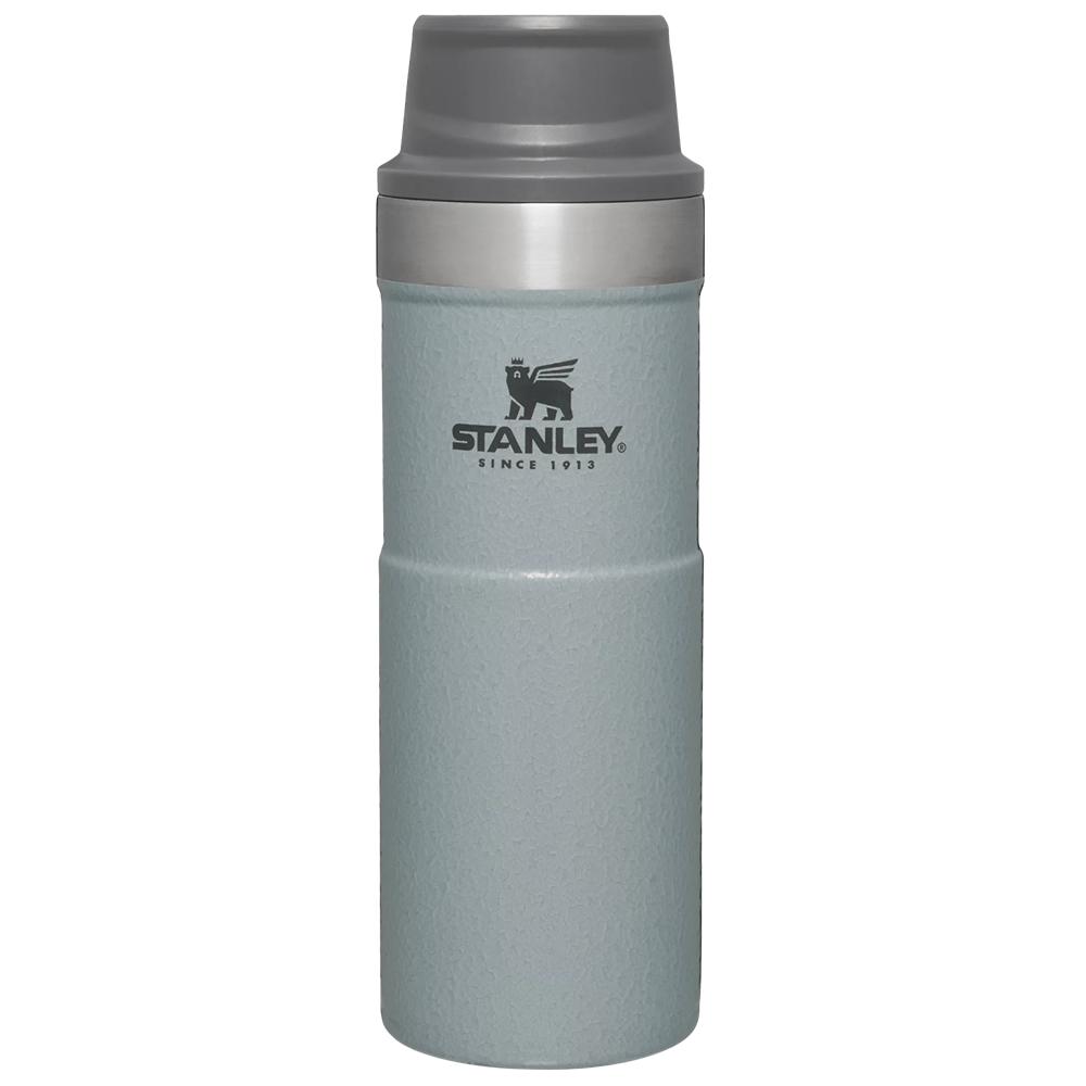 Hammertone Silver Stanley Classic Trigger Action Travel Insulated Coffee Tumbler | 16 OZ Mugs | 03546-BWMJ