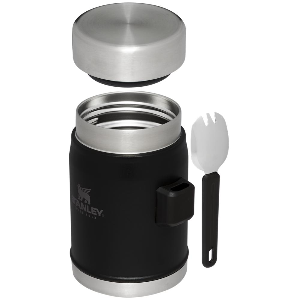 Matte Black Stanley Classic Legendary Insulated + Spork | 14 OZ Food Jars | 40325-KERS