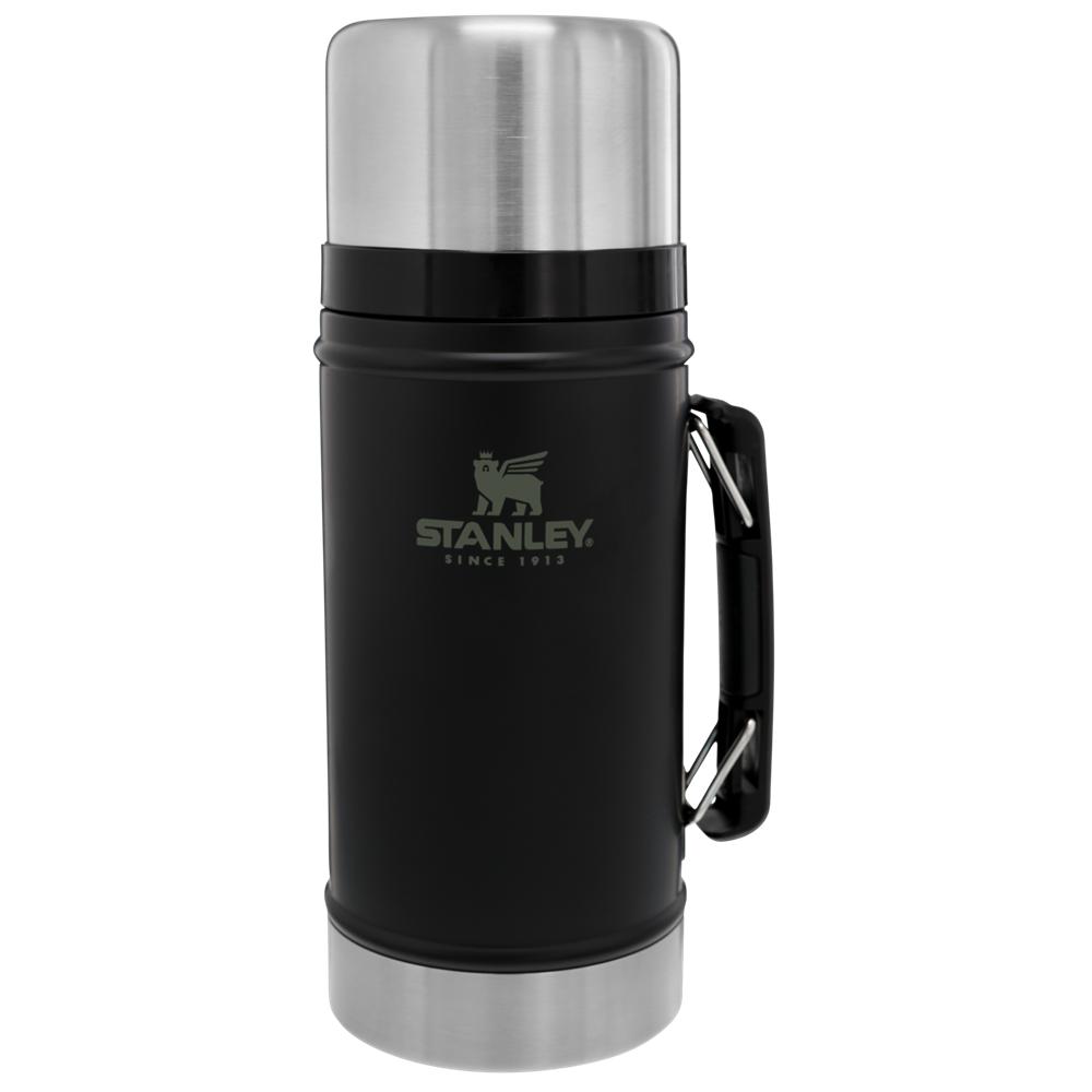 Matte Black Stanley Classic Legendary Insulated + Storage | 1 QT Food Jars | 76948-PTYU