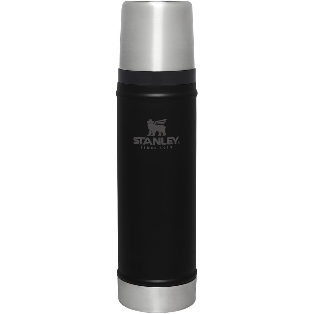 Matte Black Stanley Classic Legendary Vacuum Insulated Water Bottle | 20 OZ Vacuum Bottles | 48036-NUMV