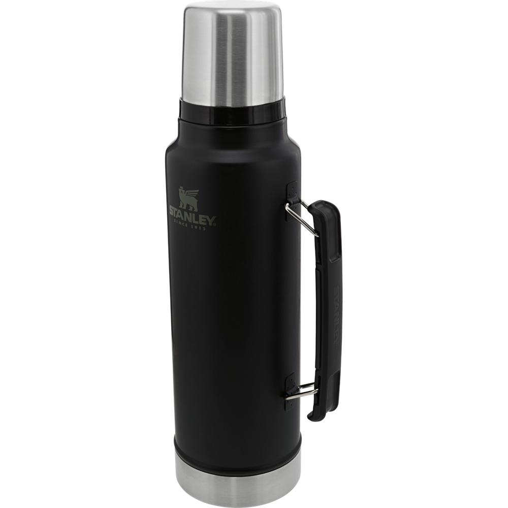 Matte Black Stanley Classic Legendary Vacuum Insulated Bottle | 1.5 QT Vacuum Bottles | 96312-GMSW