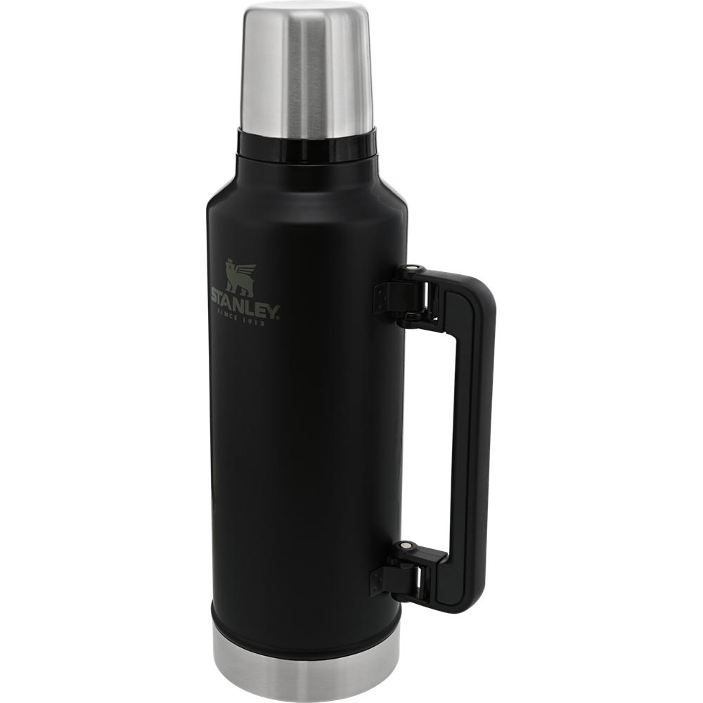 Matte Black Stanley Classic Legendary Vacuum Insulated Bottle | 2 QT Vacuum Bottles | 40527-ZSVJ