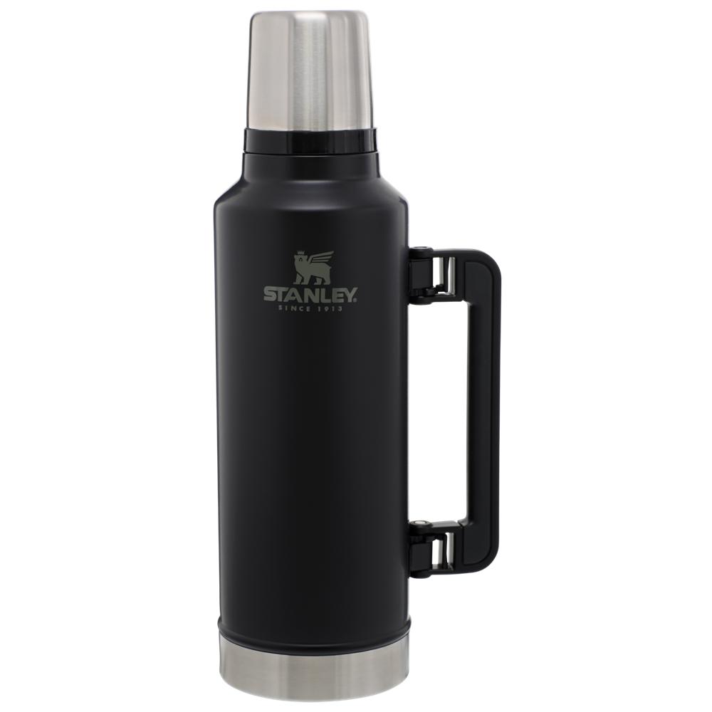 Matte Black Stanley Classic Legendary Vacuum Insulated Bottle | 2 QT Vacuum Bottles | 40527-ZSVJ